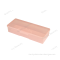 wholesale pink nail tool storage box/plastic nail file box